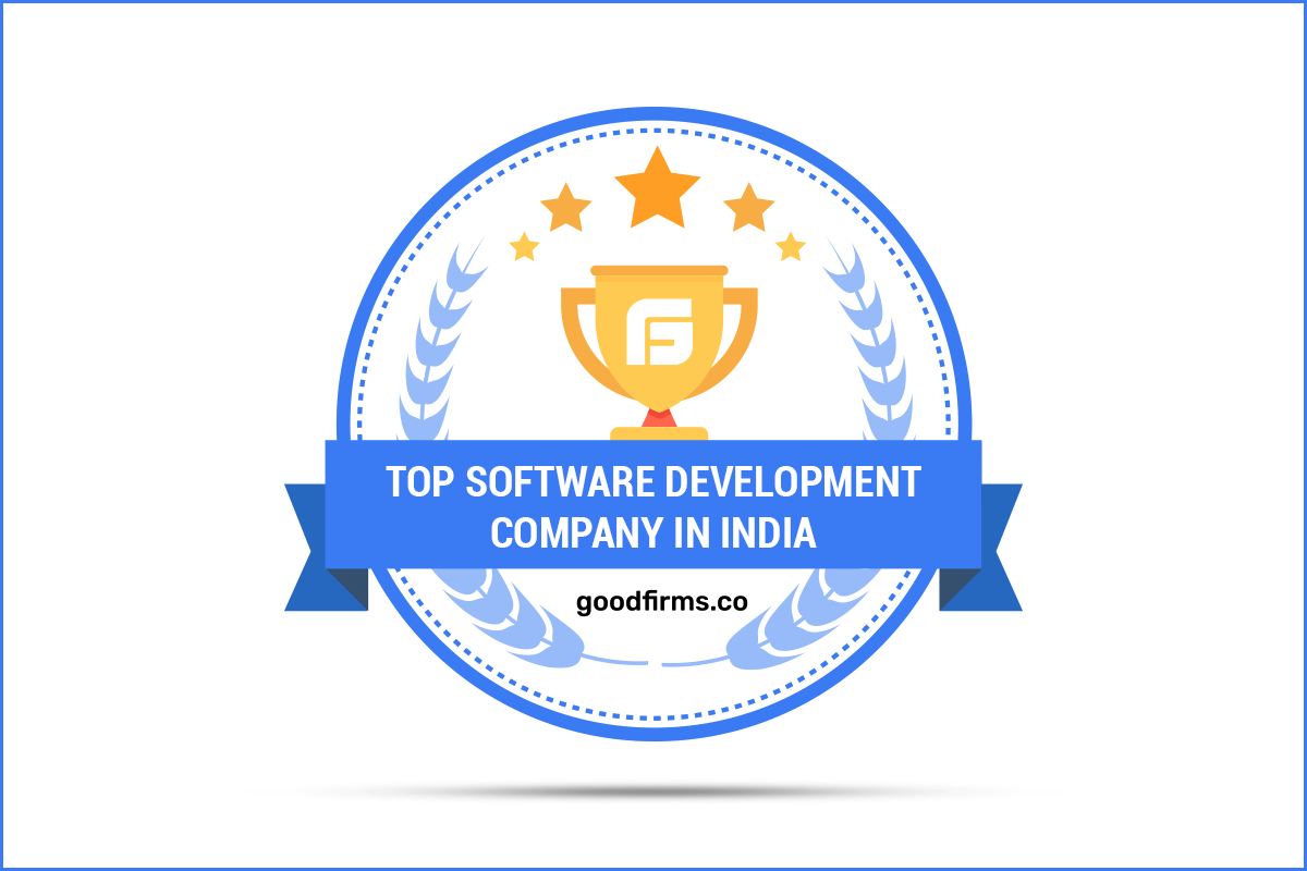 GoodFirms logo for top software development company in India