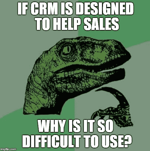 CRM usage difficulties