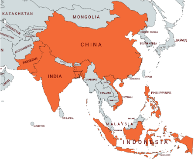 Asia map